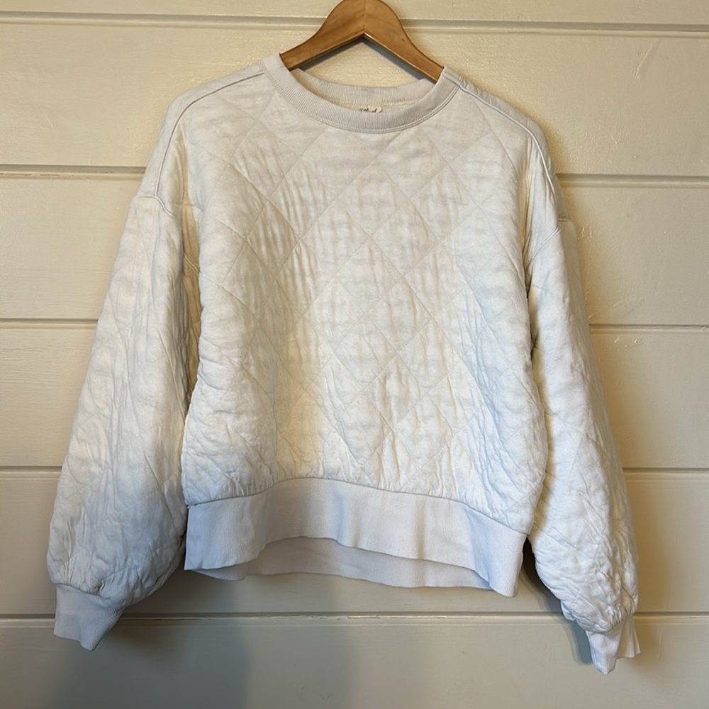 Universal Thread Quilted Pullover Sweatshirt In M… - image 3